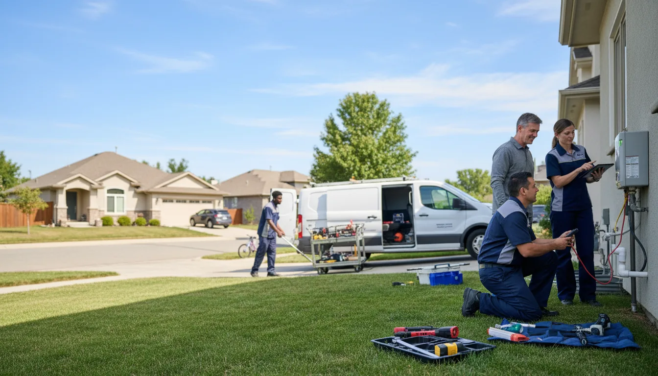 Tankless water heater service in Pilot Point, TX